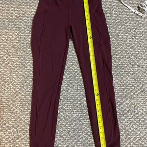 lululemon athletica Burgundy Leggings